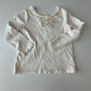 Place Cream Long Sleeve Cotton Kids Long Sleeves Tee 24M